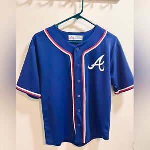 Navy Blue Atlanta Braves Jersey